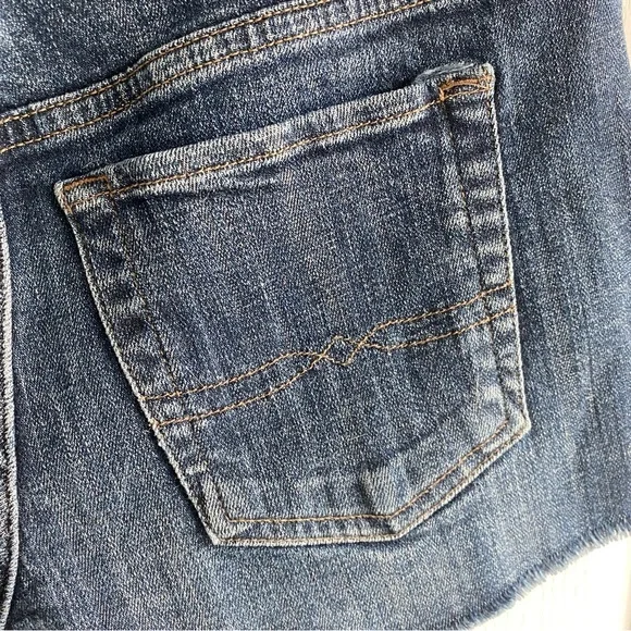 Lucky Brand Jean Shorts Denim Cut Off Boho Size 2 / 26 - Picture 6 of 15